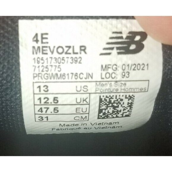 New Balance Fresh Foam EVOZ • Men’s Size 13 Wide • Running Shoes New